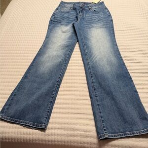 Stylish Blue Flare Women's Jeans